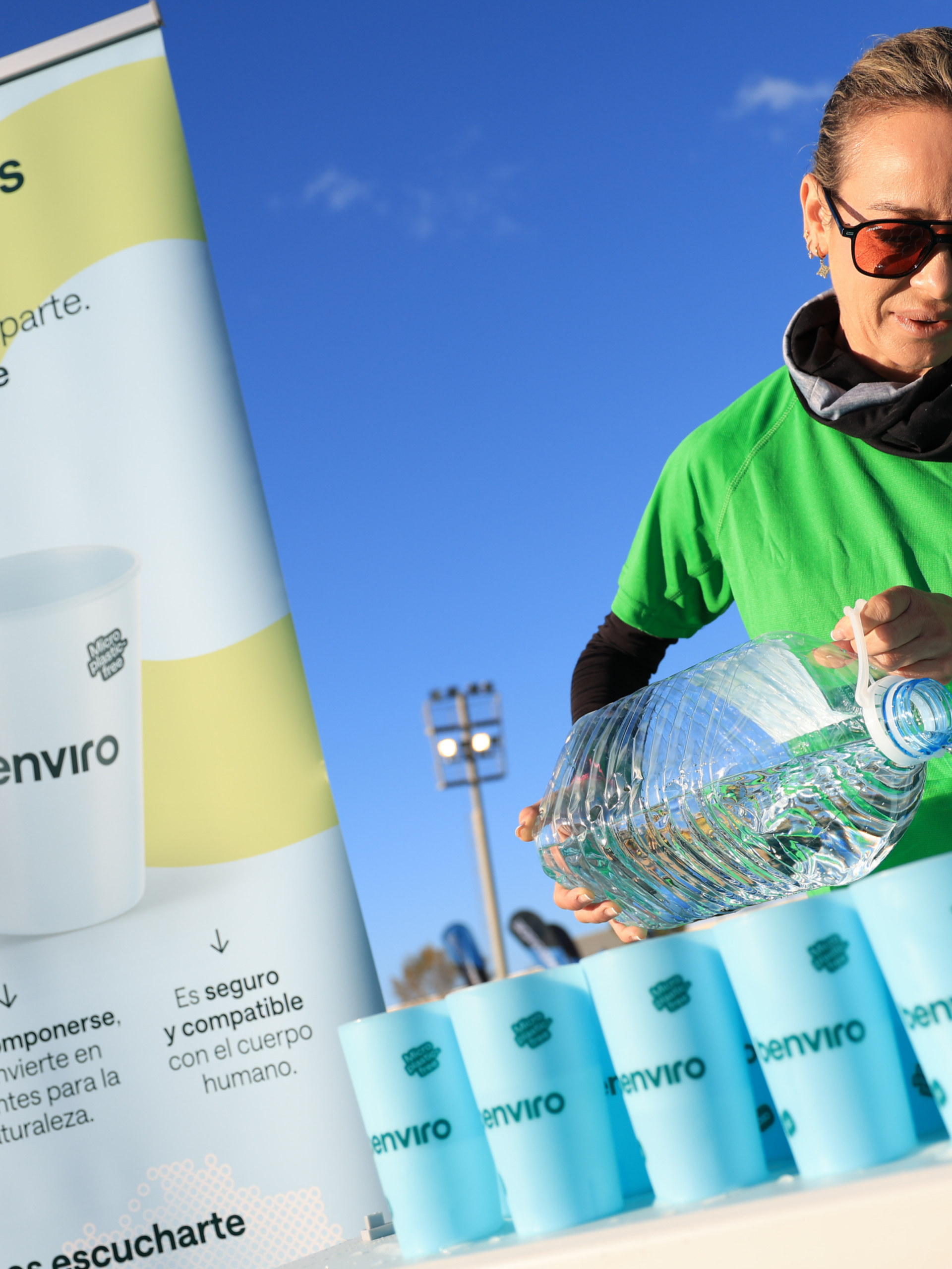 Vasos biodegradables y reutilizables para horeca Benviro
